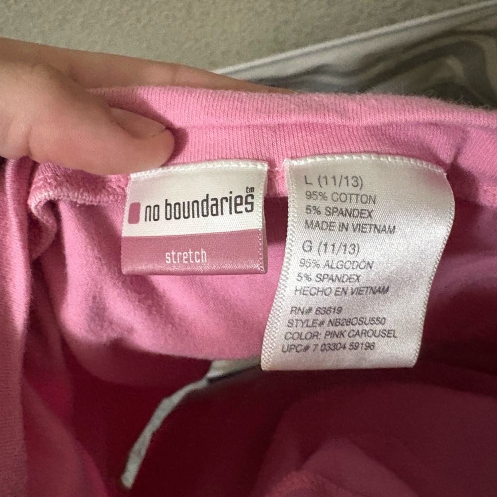 NO BOUNDARIES Pink Halter Tank Top – Size L - Picture 3 of 3